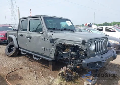 2020 Jeep Gladiator Overland 4X4 из США, поврежденный, VIN 1C6HJTFG0LL169628